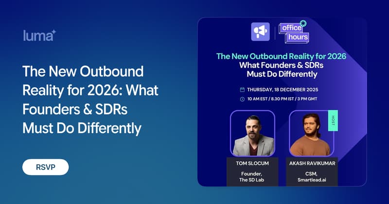 The New Outbound Reality for 2026 event artwork