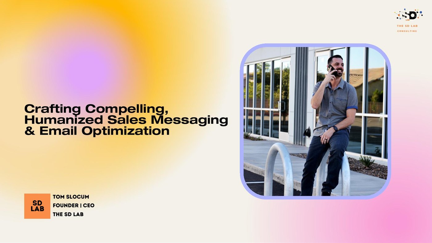 Title slide of the Crafting Compelling, Humanized Sales Messaging and Email Optimization workshop delivered to ServiceChannel.